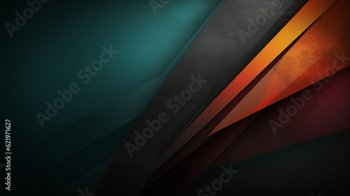 Abstract dark modern banner  background  wallpaper  postcard. Generative AI