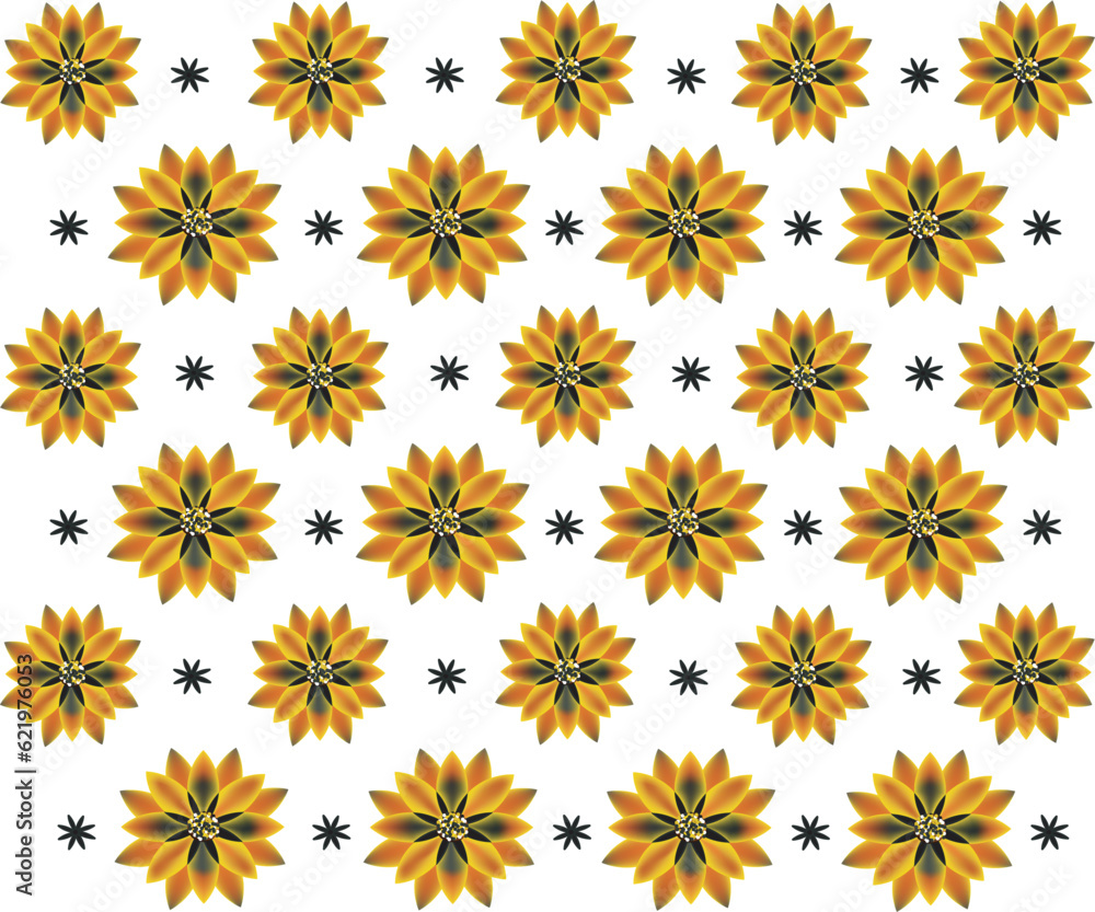 seamless pattern with camomiles,Set of sunflowers. Vector illustration. flowers isolated on a white background. seamless pattern with camomiles,Set of sunflowers. Vector illustration. flowers isolated on a white background.