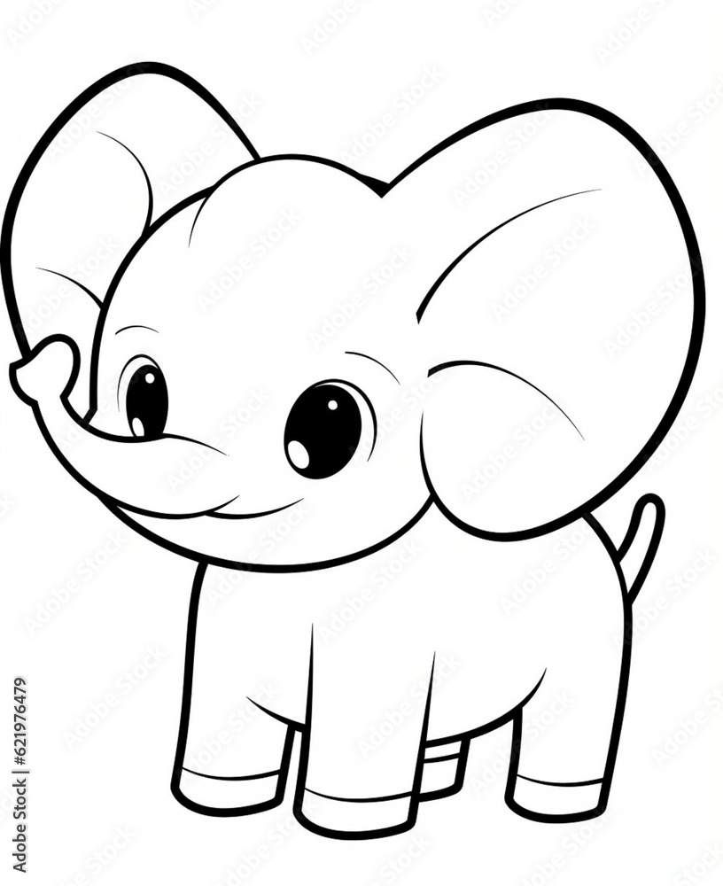 Fototapeta premium coloring page