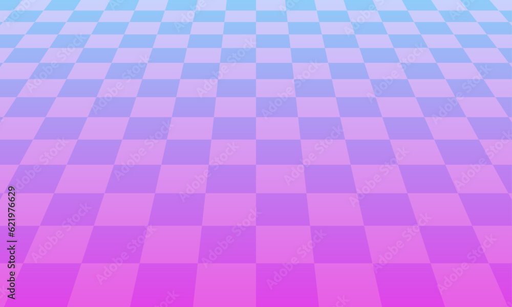 Retro vector pattern with black and white checkered floor, vaporwave aesthetics, pastel colors. Chess board vintage style. Surreal vaporwave with a checkerboard floor. Vintage style retro background Retro vector pattern with black and white checkered floor, vaporwave aesthetics, pastel colors. Chess board vintage style. Surreal vaporwave with a checkerboard floor. Vintage style retro background