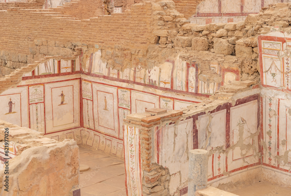 Ephesus - Wall Paintings in Terrace Houses