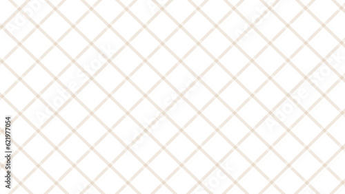 Diagonal beige checkered on the white background