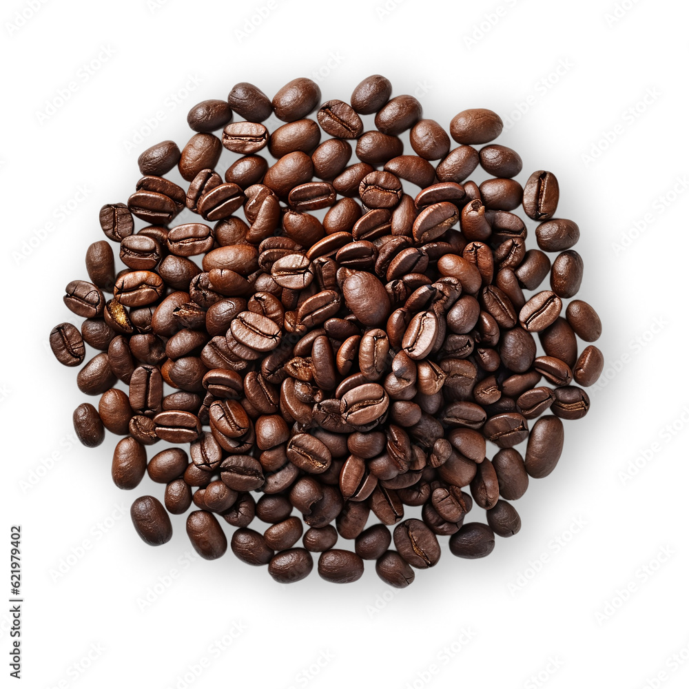 Obraz premium Coffee Beans Cutout