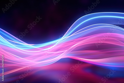 abstract futuristic background with pink blue purple glowing neon moving high speed wave lines honeycomb and bokeh lights. Data transfer concept Fantastic wallpaper