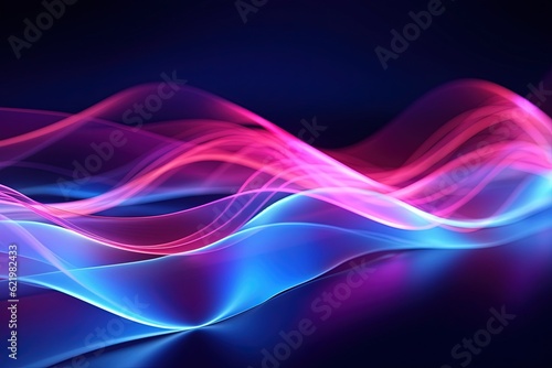 abstract futuristic background with pink blue purple glowing neon moving high speed wave lines honeycomb and bokeh lights. Data transfer concept Fantastic wallpaper