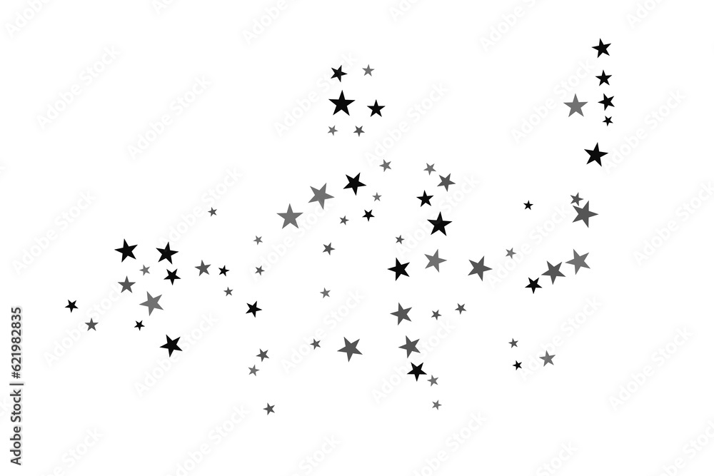 Star confetti. Silver casual confetti background. Bright design pattern. Star confetti. Silver casual confetti background. Bright design pattern.