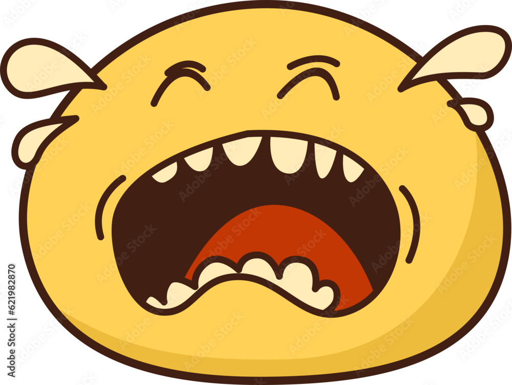 Fototapeta premium Retro Emoji Sticker