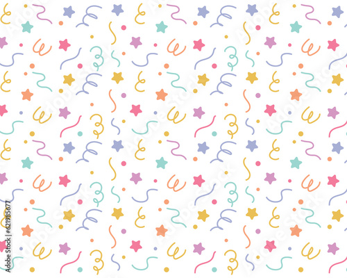 confetti vector pattern, birthday party background, confetti texture