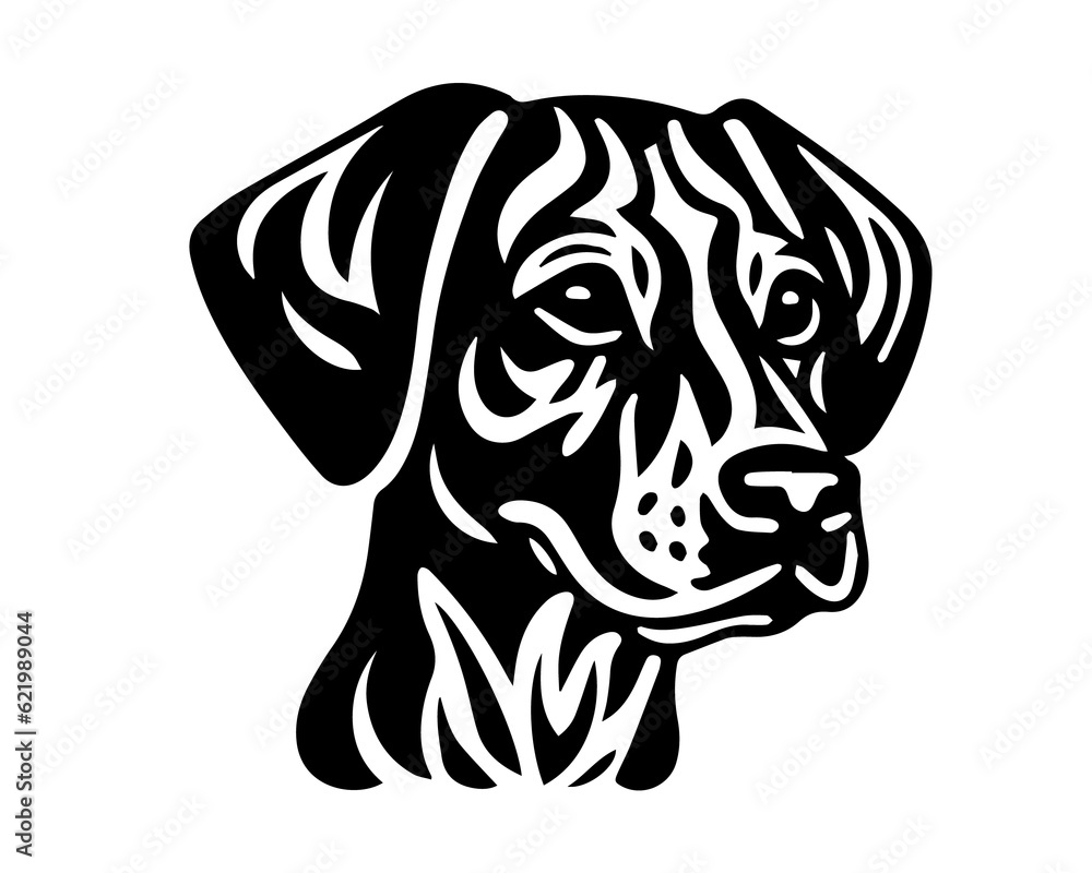Dog Man's Friend Breed Puppy Affectionate Faithful Barking Tattoo Stamp Dog Man's Friend Breed Puppy Affectionate Faithful Barking Tattoo Stamp
