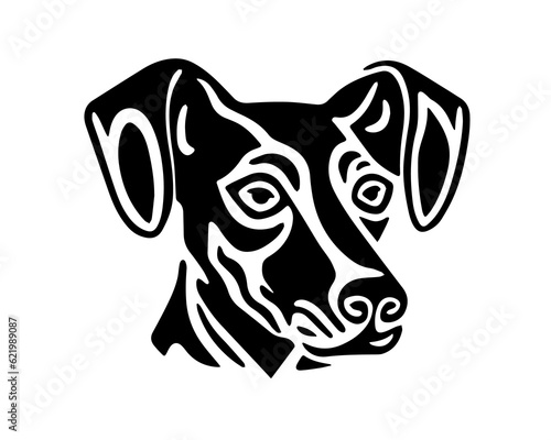 Dog Man s Friend Breed Puppy Affectionate Faithful Barking Tattoo Stamp