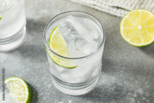 Cold Refreshing Water with Lime