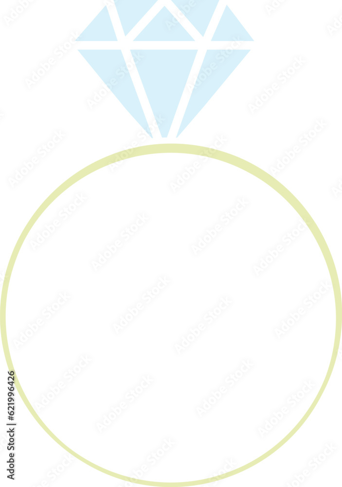 Vector illustration of a diamond engagement ring on isolated white background. Vector illustration of a diamond engagement ring on isolated white background.