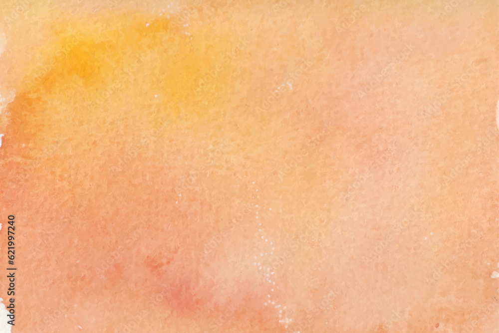 Fototapeta premium Abstract watercolor vector banner background, red-yellow color watercolor vector splash background eps file, cloudy effect watercolor banner, modern watercolor splash template