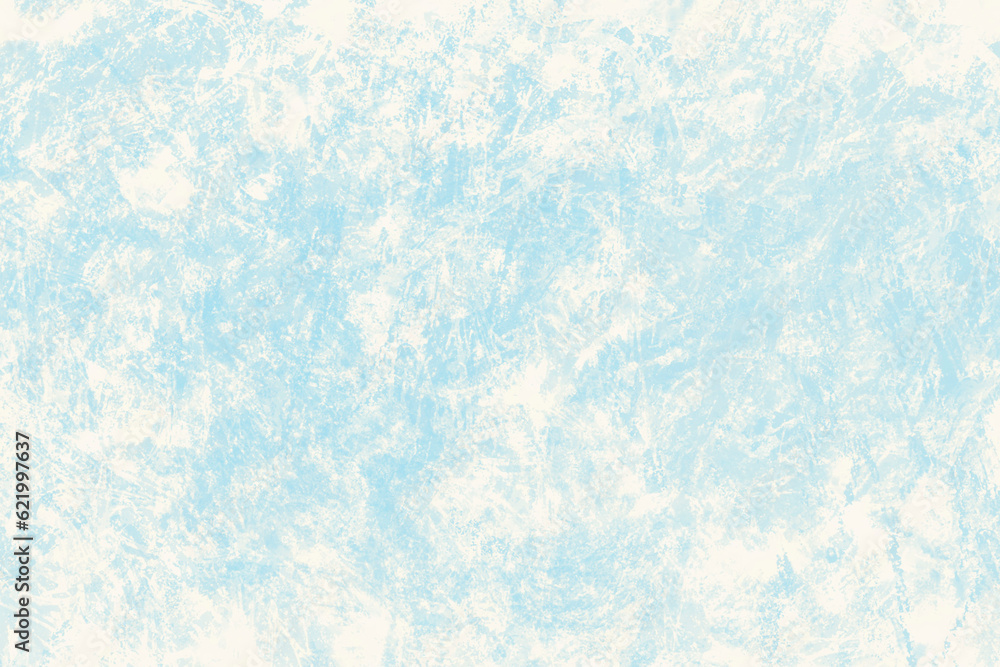 Abstract snowy blue background. Frosty background snowy surface. Blue background of Ice texture. Winter blue frost texture background.