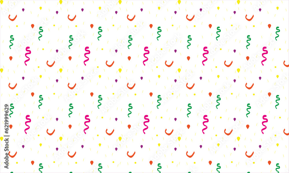 seamless pattern design for party background