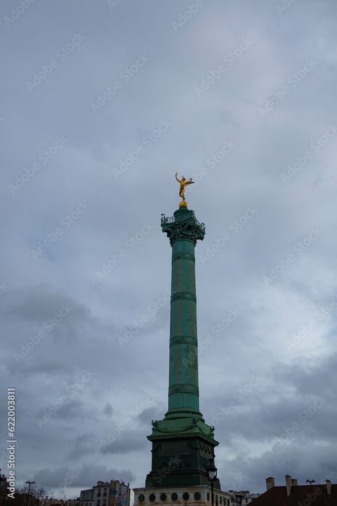Piazza della Bastille, città di Parigi, Francia