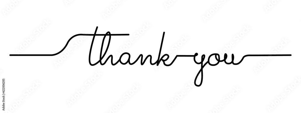 Thank you hand drawn inscription. Calligraphic inscription, vector illustration. Thank you hand drawn inscription. Calligraphic inscription, vector illustration.
