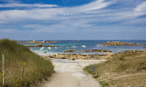 Mer bretonne et plage