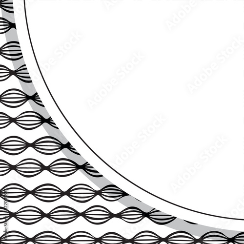 Abstract geometric pattern with small and large rhombuses. Design element for web banners, posters, cards, wallpapers, backdrops, panels Black and white color Vector illustration