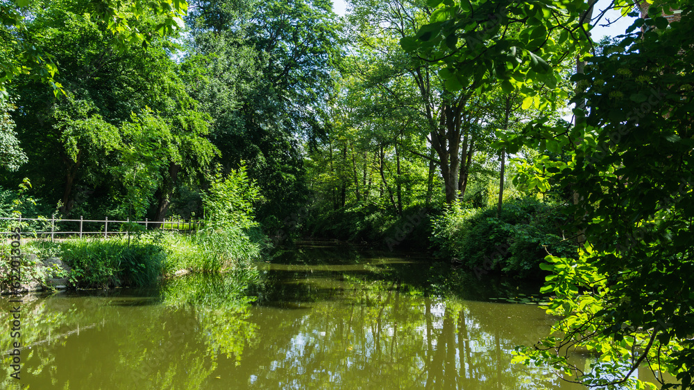 Graben im Stadtpark Wismar