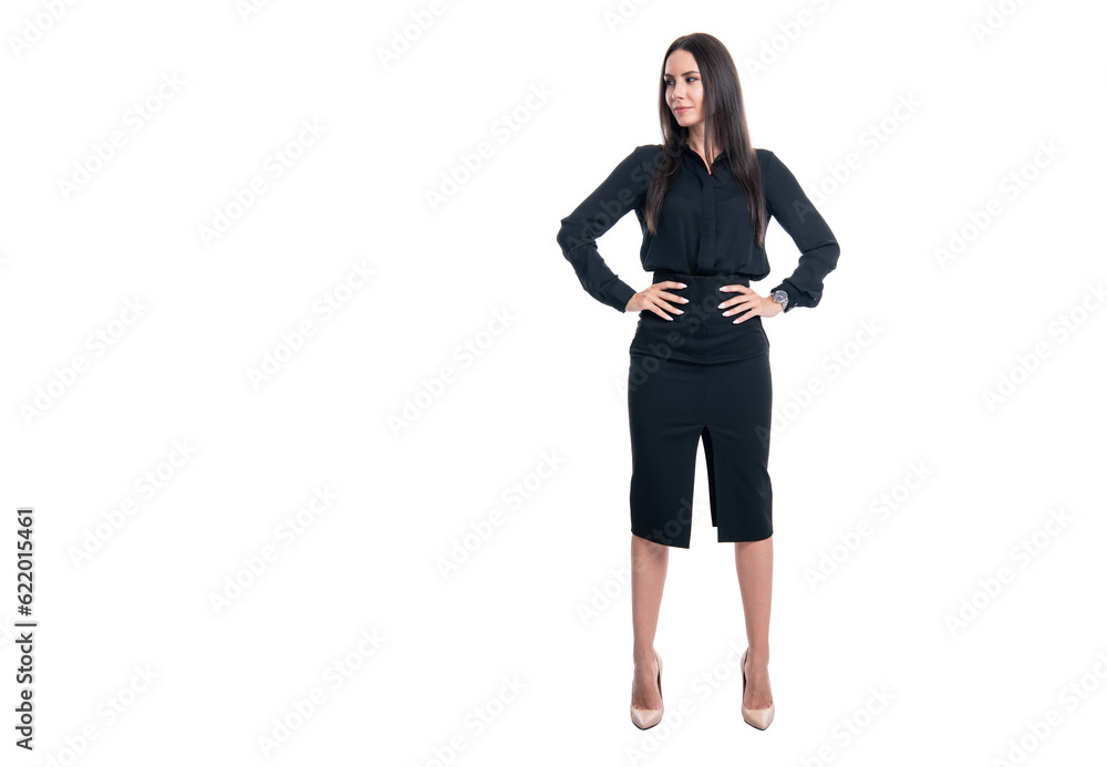 woman executive isolated on white background with copy space. caucasian woman executive in studio woman executive isolated on white background with copy space. caucasian woman executive in studio