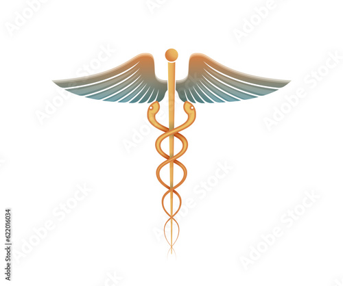 Caduceus as Symbol of Medicine - Icon