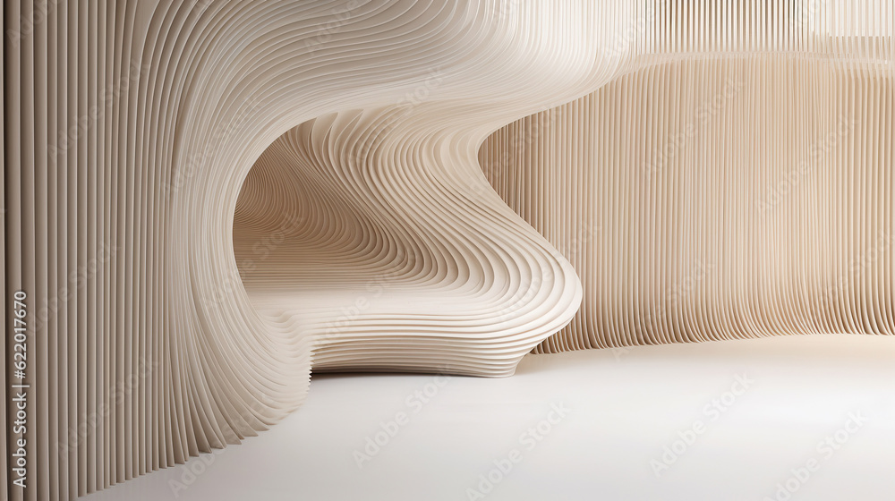 Topography Seating Circular topography oasis modern wooden braided surfaces creating ...