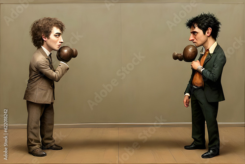 A showdown between two geniuses with strong egos. Generative AI.
