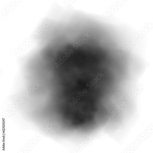 Realistic scary mystical fog in night Halloween. Purple poisonous gas, dust and smoke effect on transparent dark background.Vector illustration.