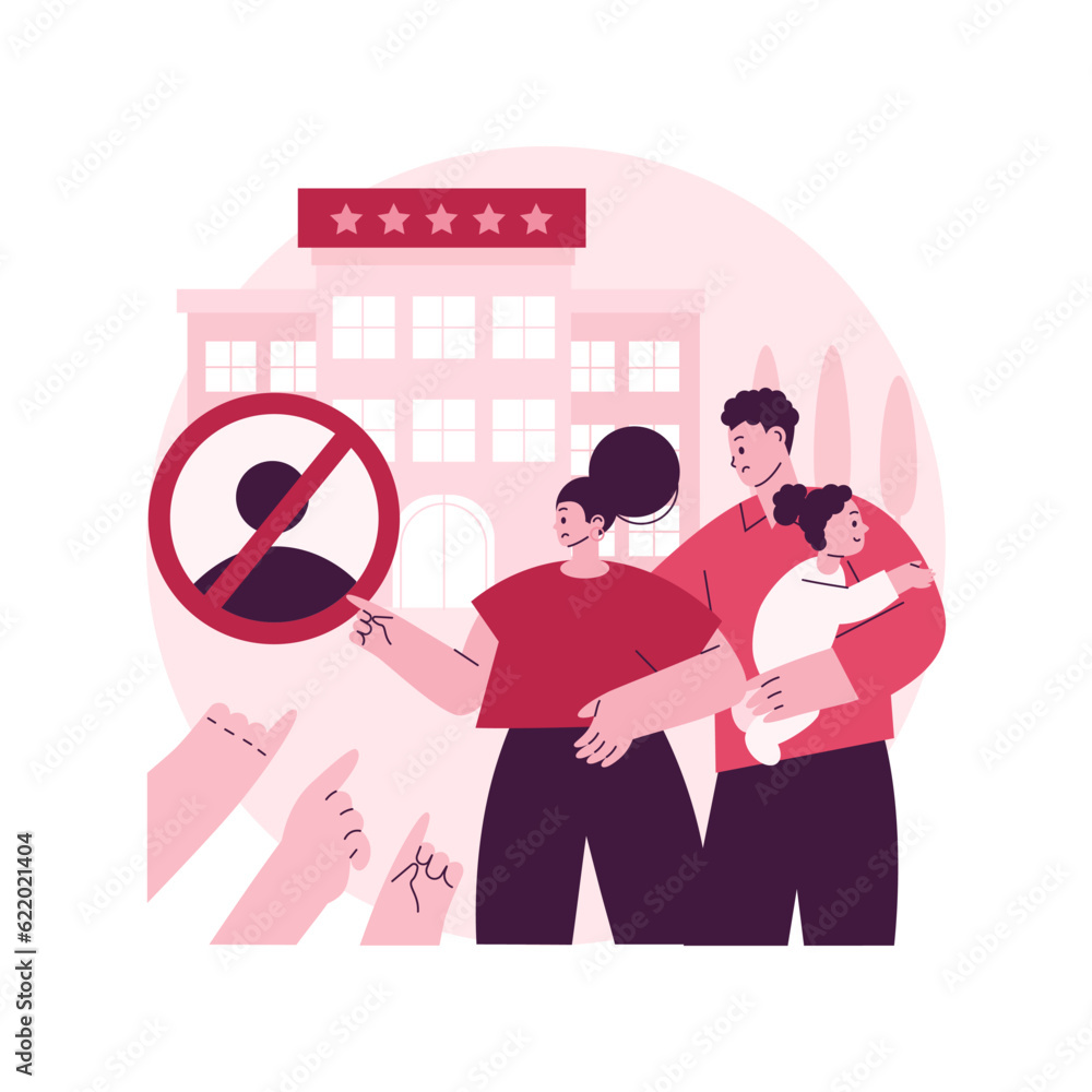 Race abstract concept vector illustration. Racial identity, human ...