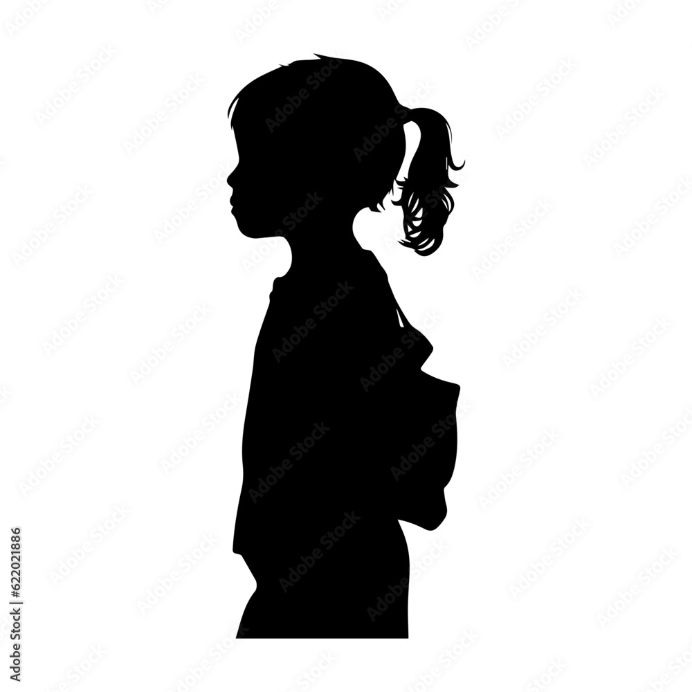 child silhouette illustration child silhouette illustration