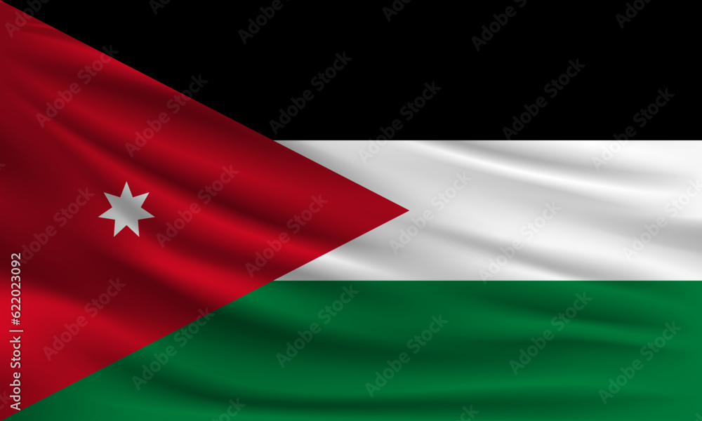 Vector flag of Jordan Vector flag of Jordan