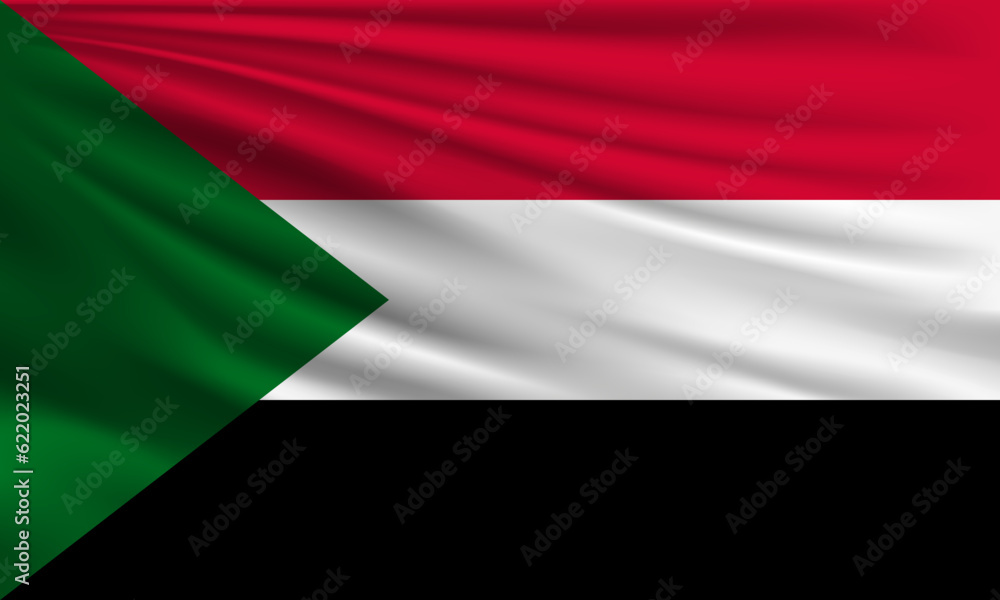 Vector flag of Sudan Vector flag of Sudan