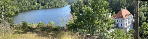 Slika na platnu Höllensteinsee-Panorama IMG0250