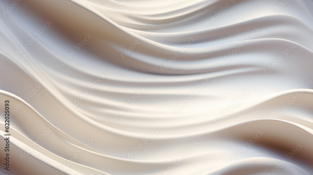 Elegant 3D Waves in Light and Shadow Elegant 3D Waves in Light and Shadow
