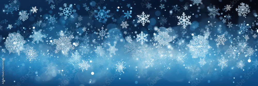 Holiday Greetings Card with Elegant Snowflake