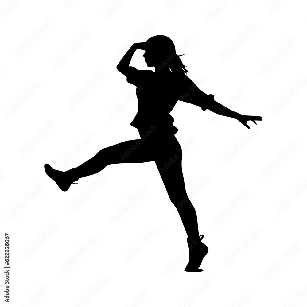 dancing figures silhouette illustration dancing figures silhouette illustration