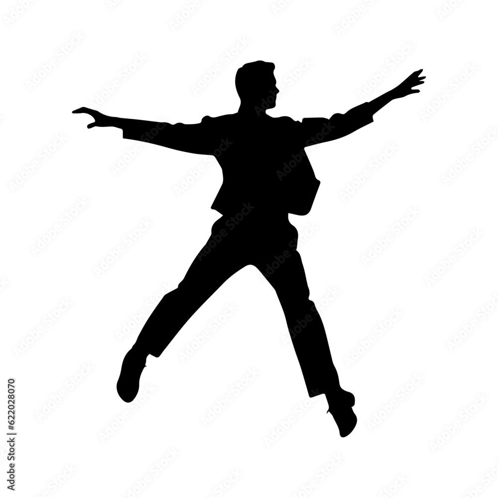 dancing figures silhouette illustration dancing figures silhouette illustration