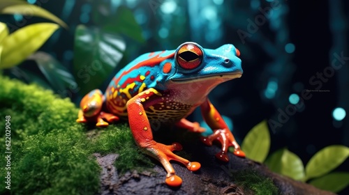 Red-spotted poison dart frog (Dendrobates tinctorius)