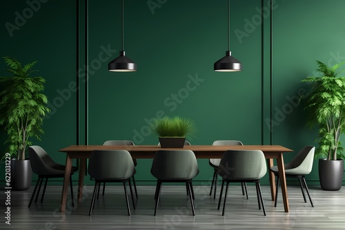 modern dining room with table © Kenneth
