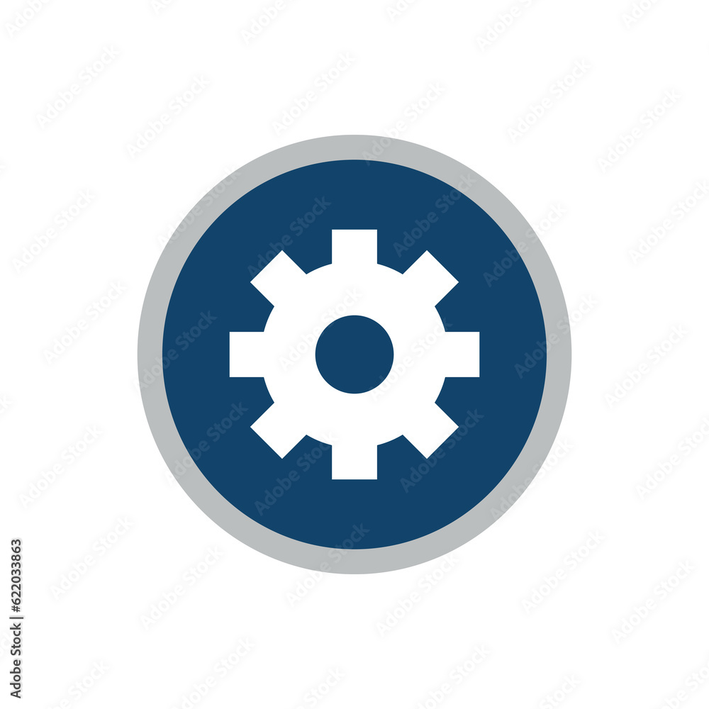 Gear icon. Parameter or setting symbol. Detail of mechanisms, machines or machine tools. Industrial symbol. Gear icon. Parameter or setting symbol. Detail of mechanisms, machines or machine tools. Industrial symbol.