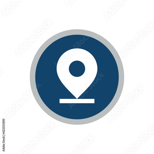 Address or location icon. Label, geolocation marker on the map. Point or route pointer icon on the map. Address designation. Address designation. GPS location symbol.