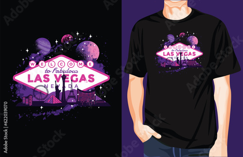 Las Vegas t-shirt design 