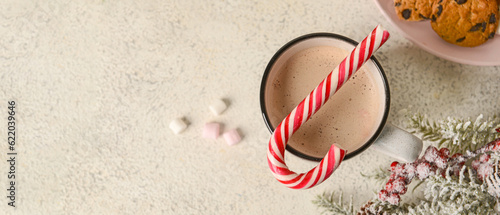 Cup of tasty hot chocolate ...