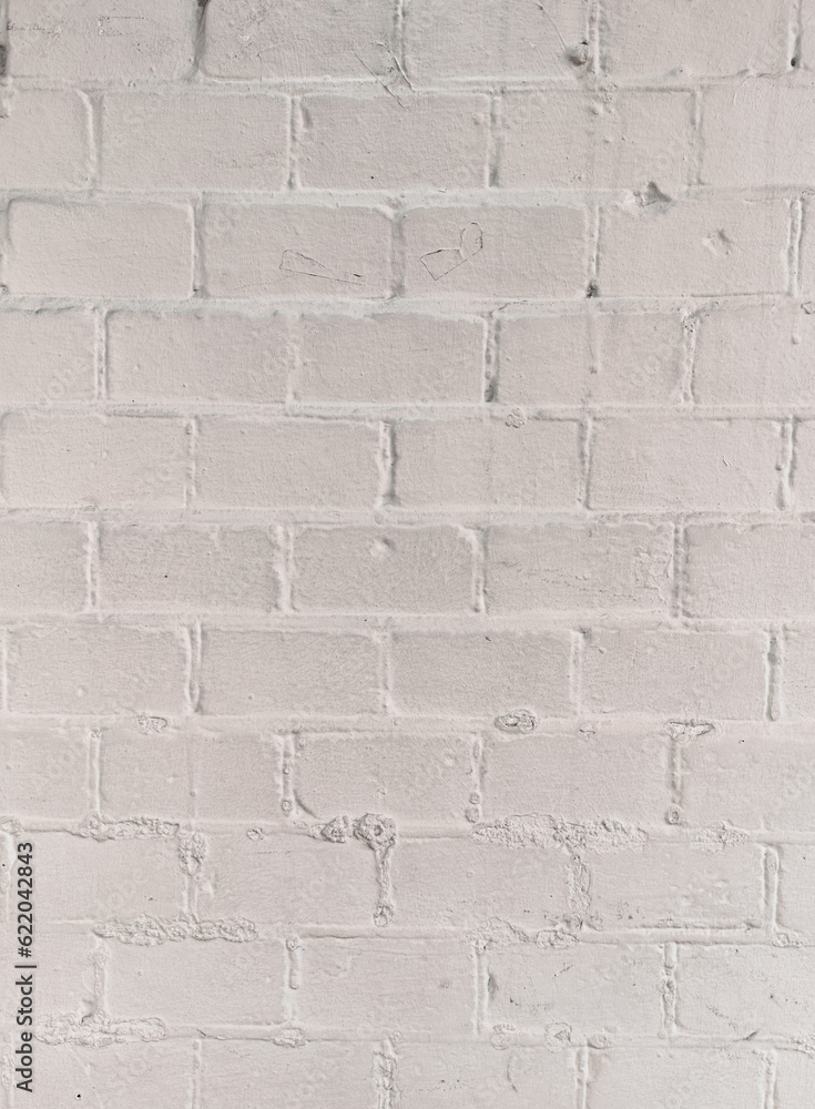 Texture of a white brick wall Texture of a white brick wall
