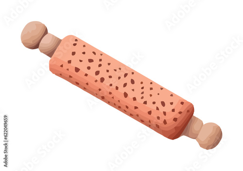 wooden rolling pin kitchen equipment