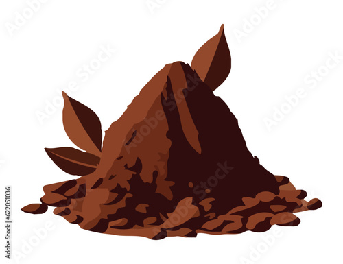 powder chocolate dessert ingredient icon