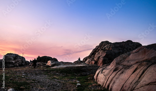 Sunrise over the mountains © Eva Kongshavn