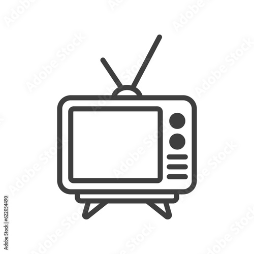 television icon design vector template