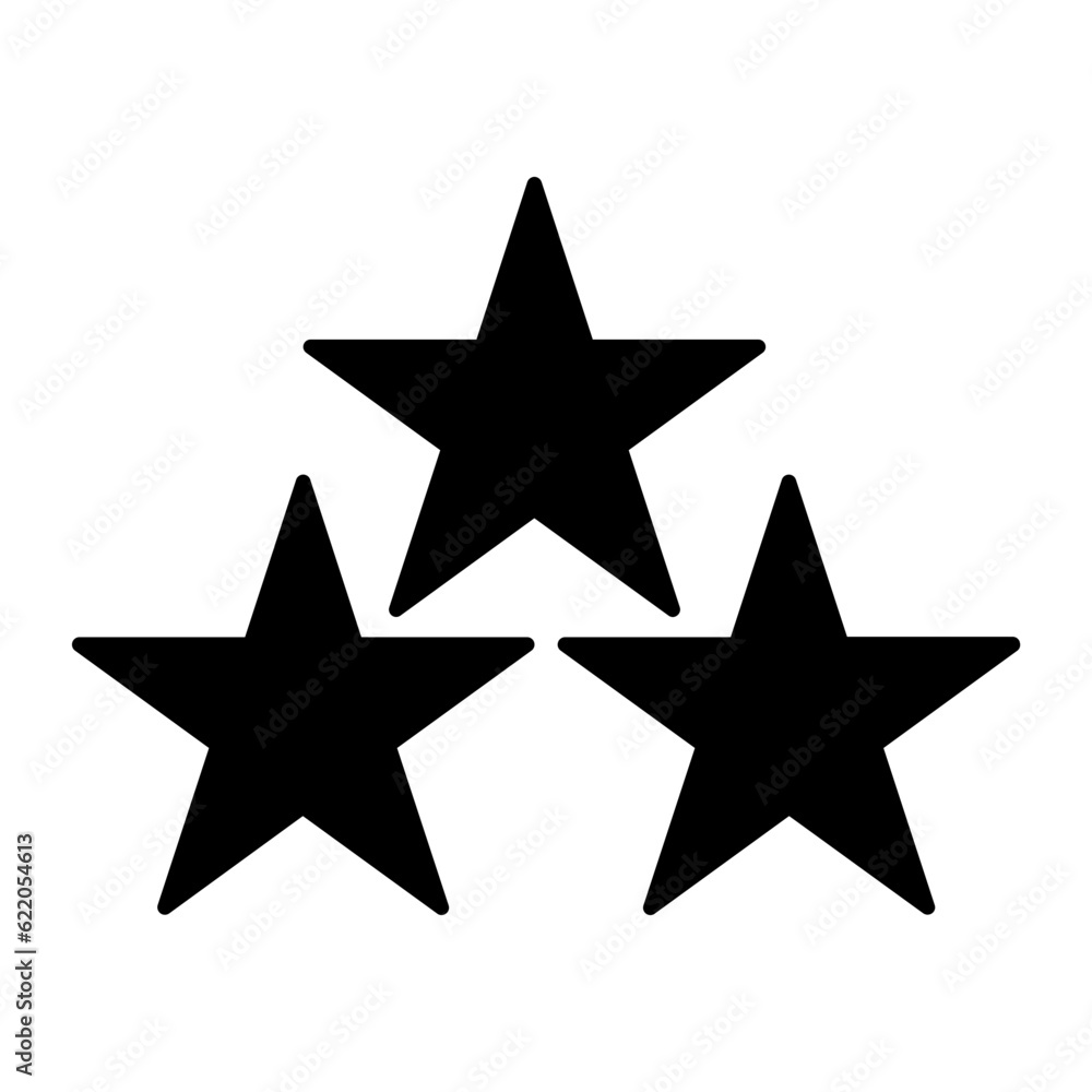 Fototapeta premium Star Glyph Icon